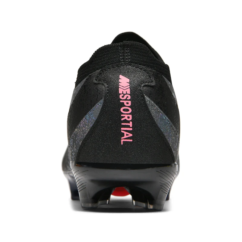 T31 Black High Quality Mens Football Boots Boys Training Studded Fast Soccer Cleats Outdoor Non Slip Football Shoes for Man