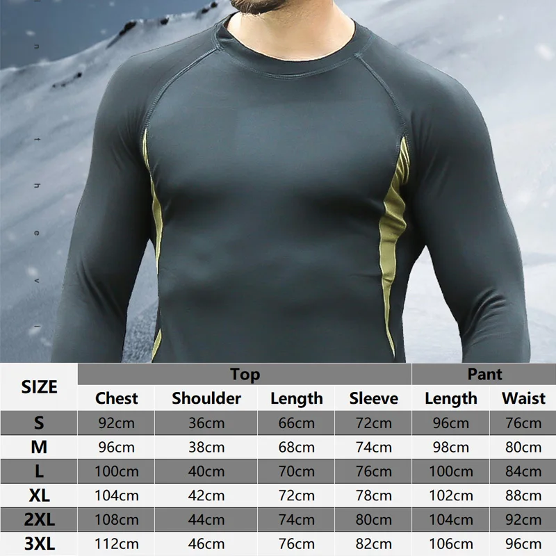 Mege Tactical Uniform Winter Thermal Underwear Sets Outdoor Quick Drying Tactical Long Johns Military Compression Fitness clothi