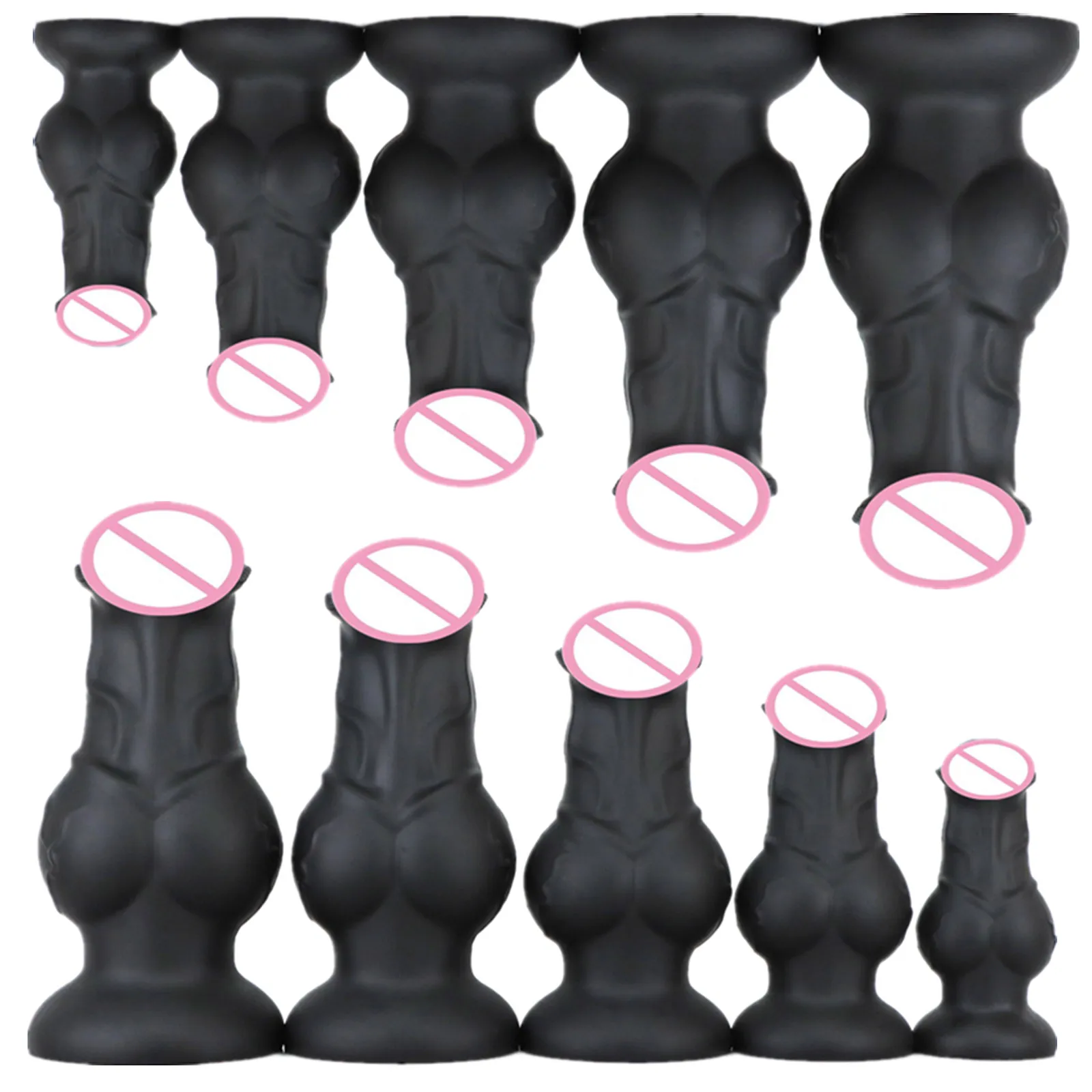 NEW Huge Horse Dildo Strong Muscular Male Animal Big Penis G-spot Suction Cup for Female Stimulation Anal Masturbation Sex Toys