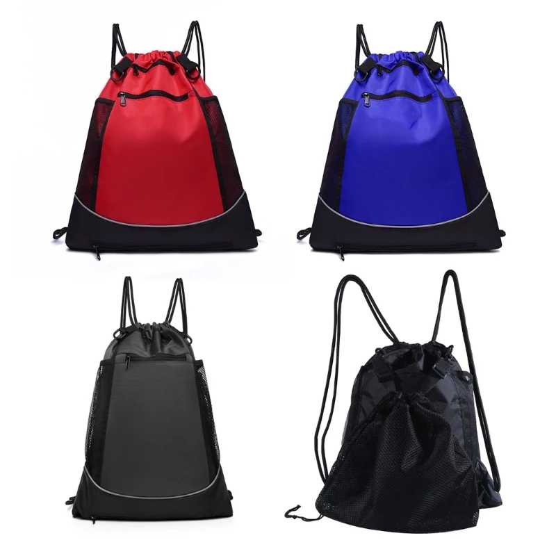 

Drawstring Gym Backpack Sports Bag for Swim Women Man Workout Bag Backpack Drawstring Back Sacks for Soccer Beach Gear