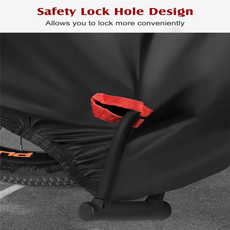 

AA75-1 PCS Waterproof Bike Cover Dustproof Cloth Mountain Bike Cover Rain Bicycle Cover For 3 Bikes Mountain Cycling Accessory