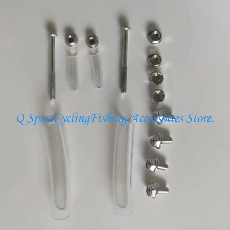 

31KC Metal Bike Front Basket Adjustable Quick Release Hook Wire Basket Hanging Hooks