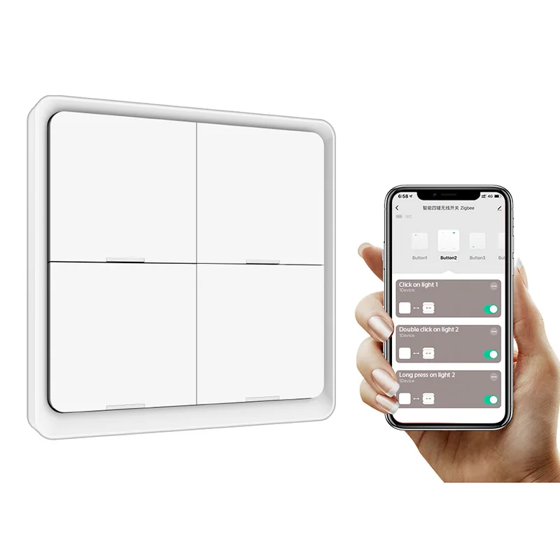 Zigbee Smart Wireless Scene Switch