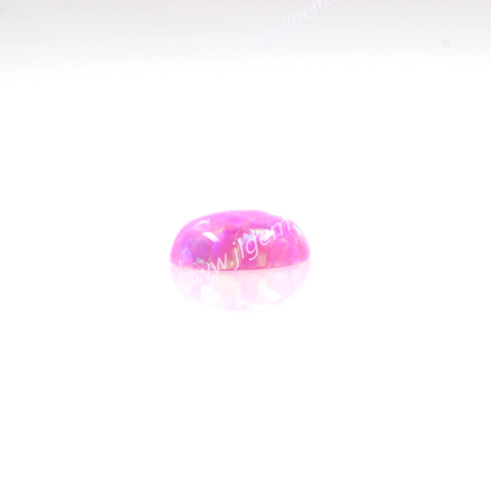 

(20Pcs, 50Pcs/Lot) 5MM OP10 Pink Flat Bottom Cut Round Cabochon Opal Stone For Jewelry Making