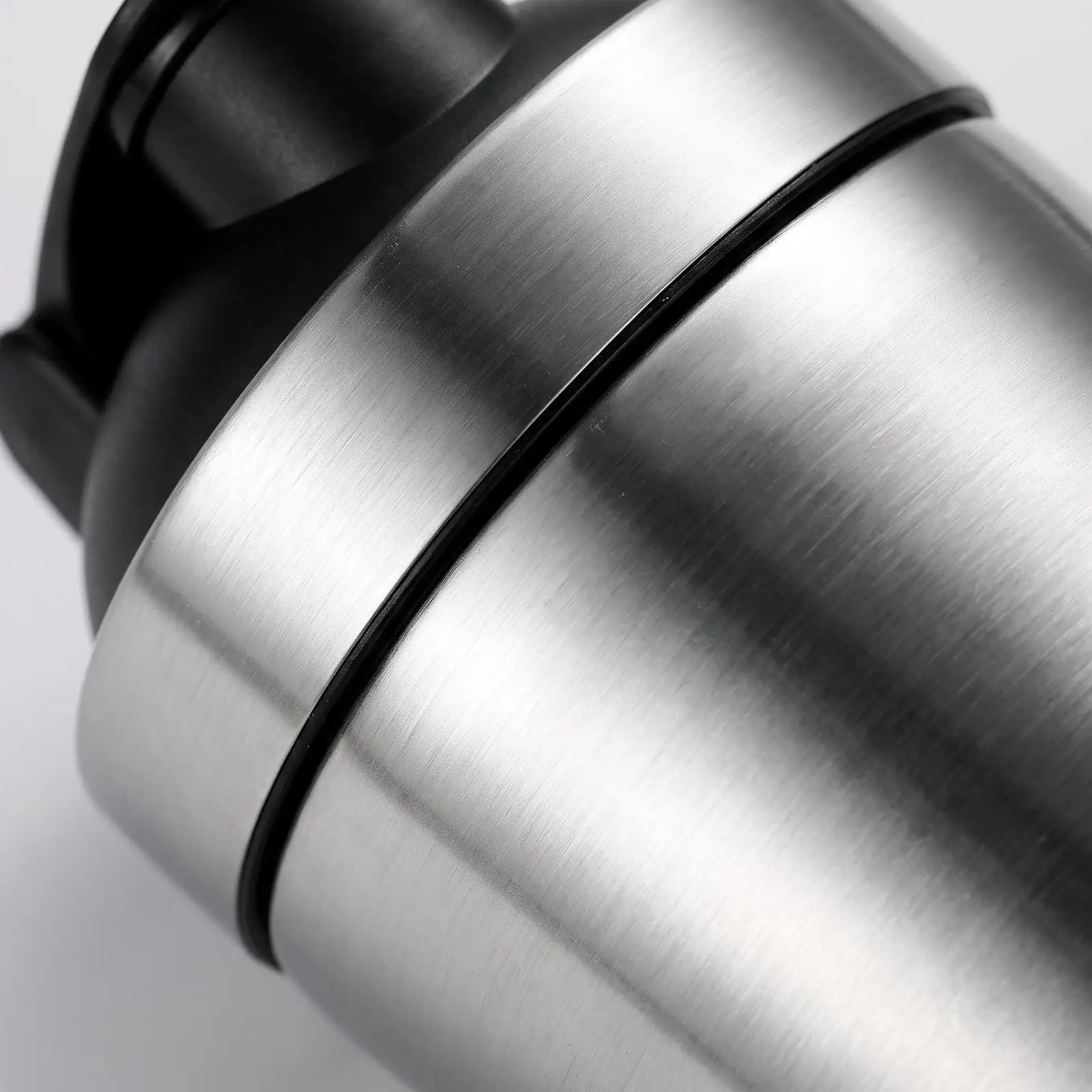 Leakproof Stainless Steel Sports Bottle Printed Measurement Scale Tapered Design, Metal Shaker Bottle, for Gym