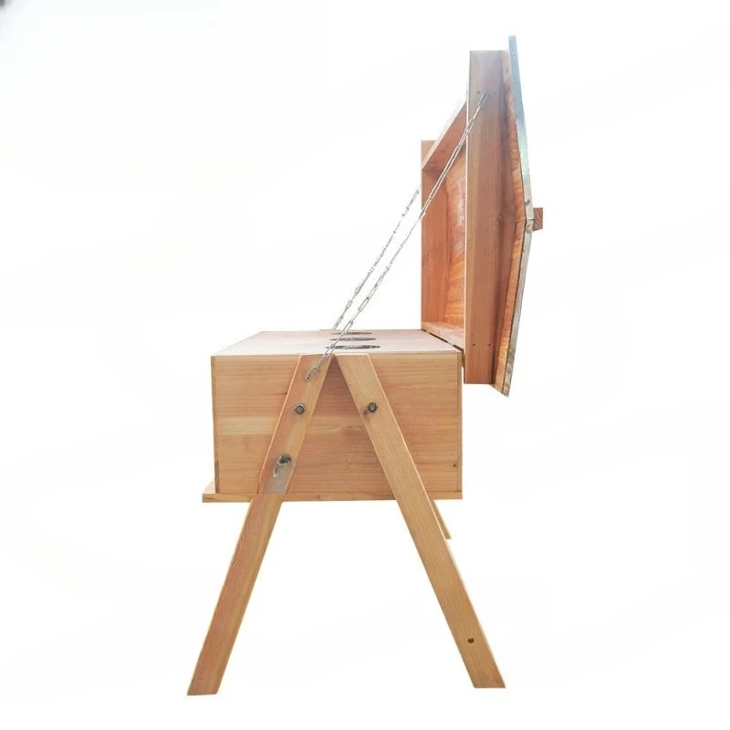 New Wooden Top Bar Bee Hive Beekeeping Box  Honey Frame