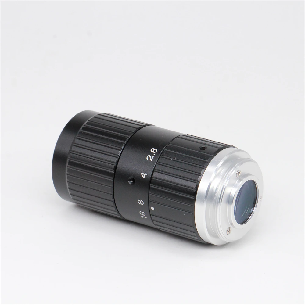 

Телеобъектив для машинного зрения 10 МП, 50 мм F2.8, C-крепление 2/3 дюйма для высокоточной инспекции на больших расстояниях и высокого увеличения, SL-0416