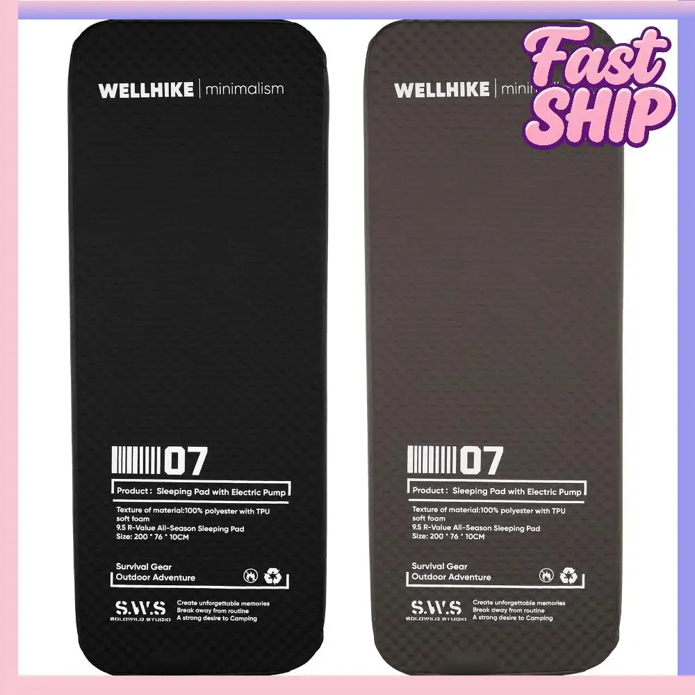 

Надувной спальный коврик с насосом, автоматический надувной коврик для кемпинга, походов, пляжа и активного отдыха на природе