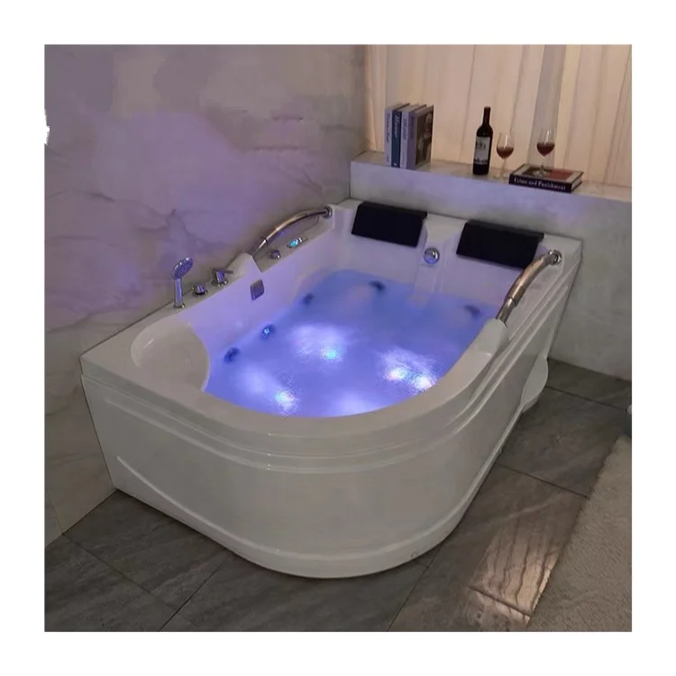 

Foshan Jaccuzie Производитель 1,8 м акриловые гидроструйные форсунки для ванн в помещении Jacussi для 2-х человек с гидрополетами