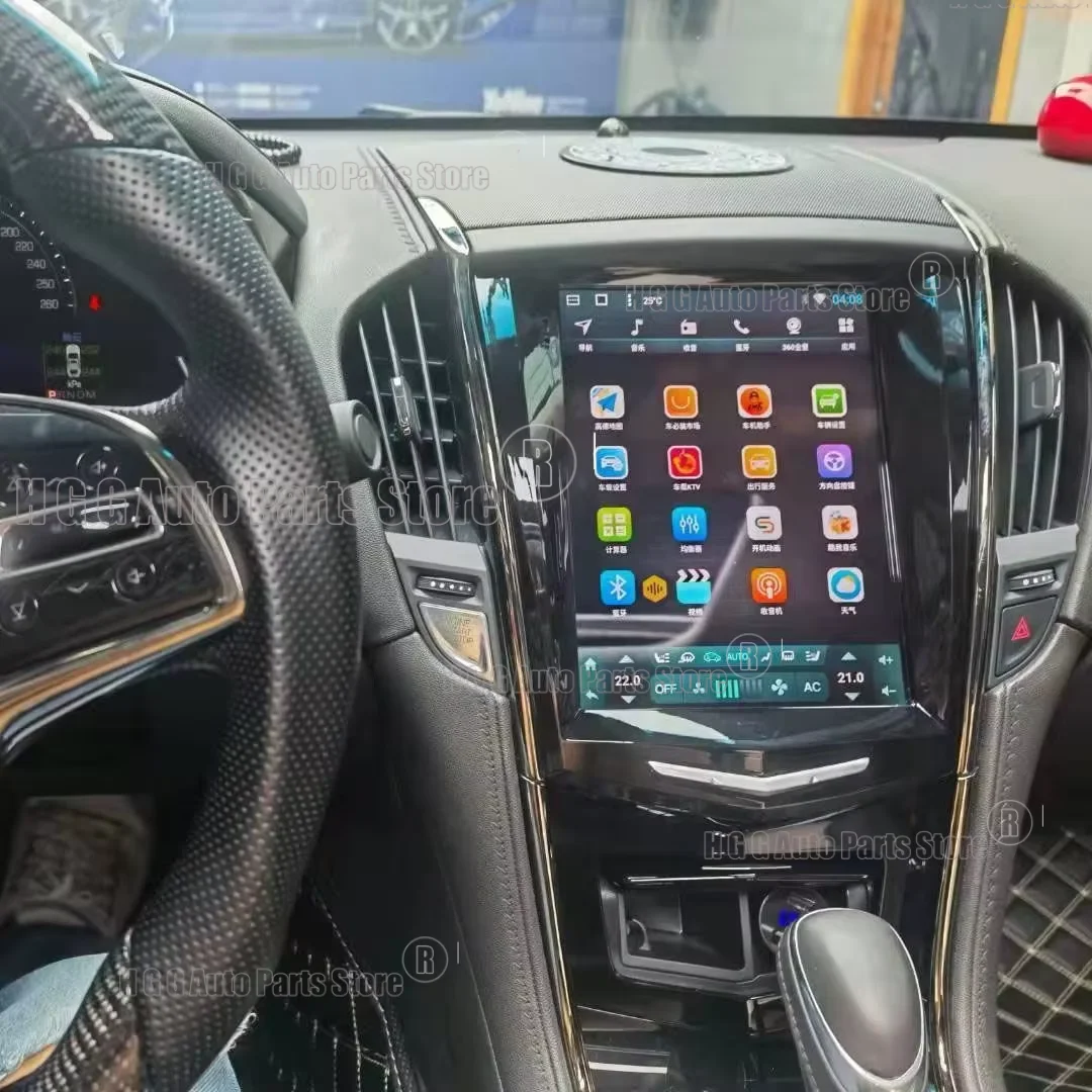 For Cadillac ATS XTS CTS SRX  Escalade 2013-2018 Android 14 Car GPS Navigation Car Radio 9.7