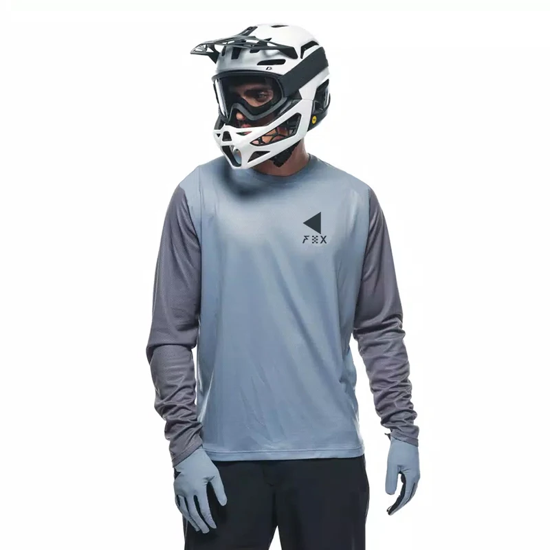 2026 MTB Trikot Herren Radsport-Shirt Bike Motocross Trikot Downhill Trikot Enduro MTB Team Trikot Langarm – Detail 10