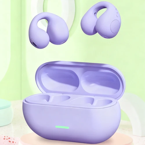 Imagen 2 del producto T75 Fone auriculares Bluetooth 5,3 auriculares inalámbricos de conducción de aire Clip oreja música cancelación de ruido llamada HD auriculares deportivos para juegos