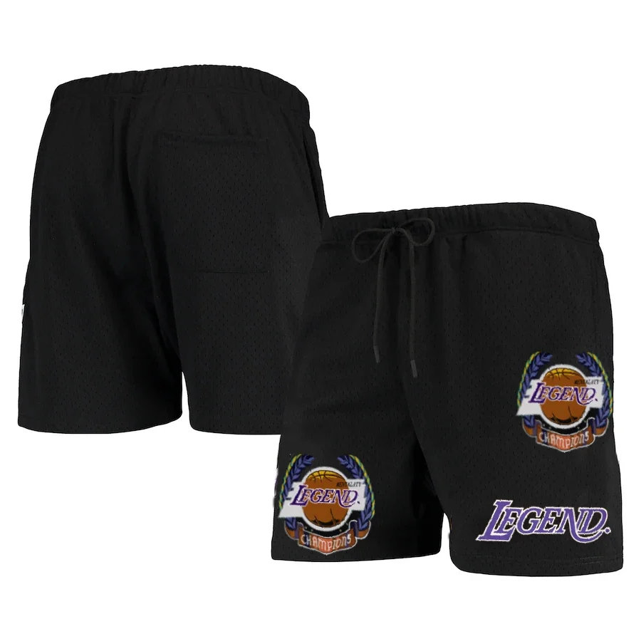 Basketball Shorts LEGEND 8 24 Elastic Drawstring Waistband Outdoor Sport Shorts Digital Printing Beach Pants Black 2023 NEW