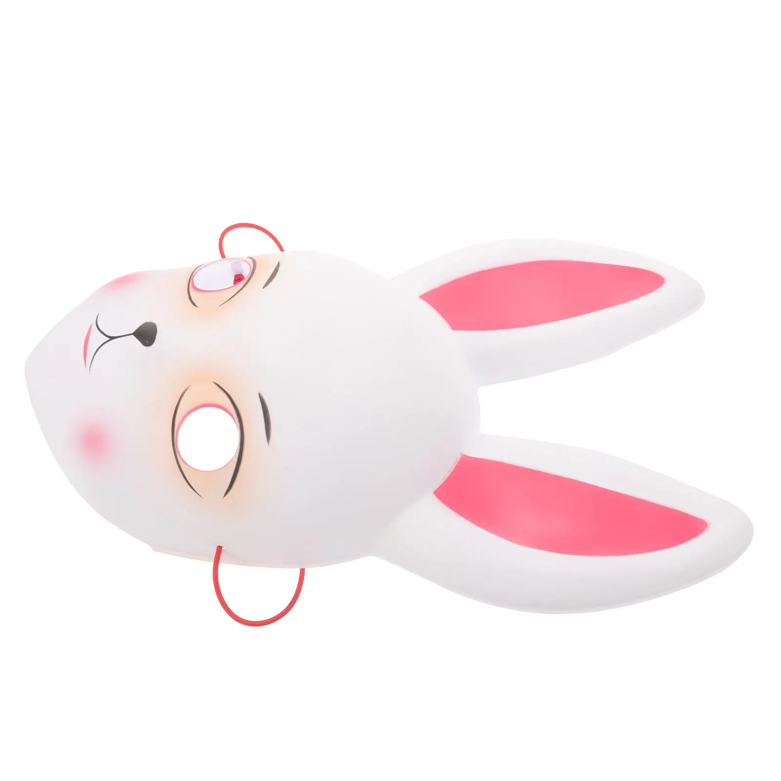 Bunny Mask Easter Rabbit Ear Mask Ultra Soft Lightweight Reusable Costume Accessory for Birthday Party Carnival Photo Props