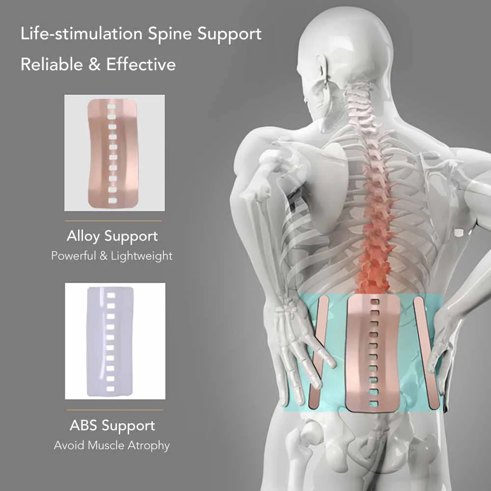 Lumbar Support Belt Disc Herniation Orthopedic Strain Pain Relief Corset For Back Spine Decompression Brace Self-heating