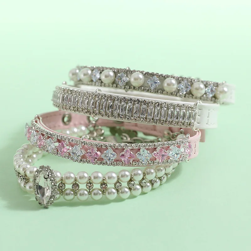 

Новый набор поводков и ошейников Zhous для кошек и собак малого и среднего размера, регулируемый ошейник, аксессуары для животных