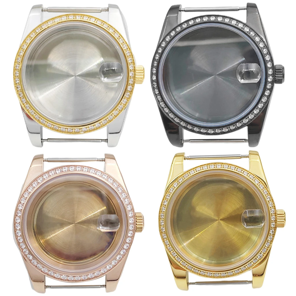 

36mm 39mm Watch Case Sapphire Glass For NH35 NH36 ETA 2824 PT5000 ST2130 ETA2836 Miyota 8215 8205 821A Automatic Movement