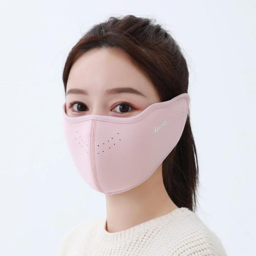 Maschera calda autunno inverno all'aperto Maschera integrale regolabile traspirante Maschera da ciclismo ispessita anti-freddo Protezione per le orecchie