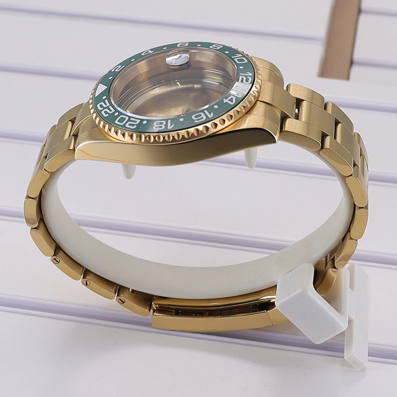 40-mm-Gehäuse und Armbänder für Taucheruhren, aus 316L-Edelstahl, mit Saphirglas, passend für NH35, NH36, NH34, NH70, Miyota 8215, ETA 2824, PT5000, YACHT. – Detail 4
