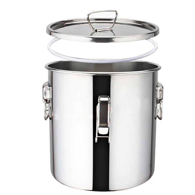 

Stainless Steel Airtight Food Storage Honey Tank Container 50L Honey Pail