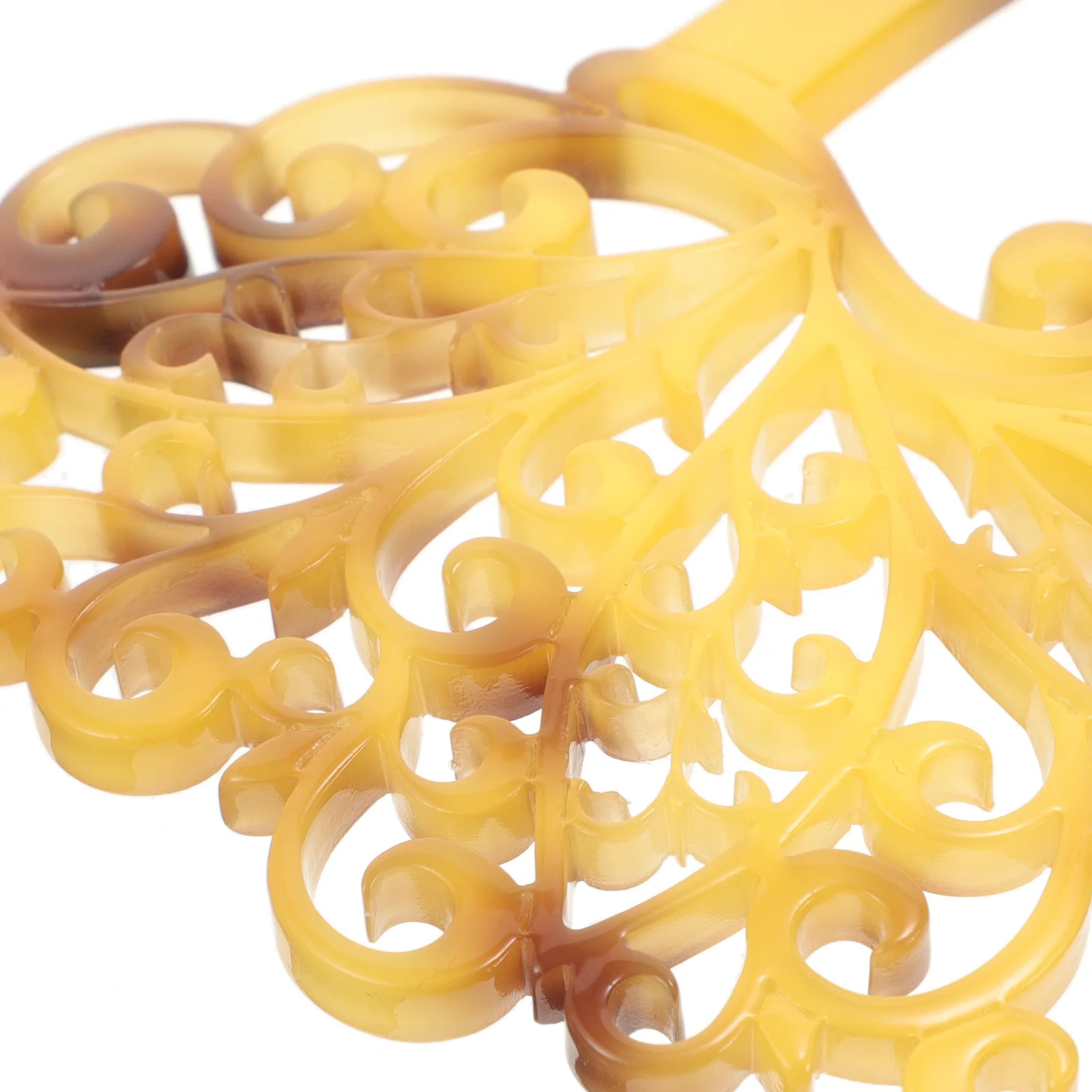 

Peacock Fan Hairpin Acrylic Durable Unique Shape Elegant Hair Stick for Parties Chignon Updo Hair Accessories for Women