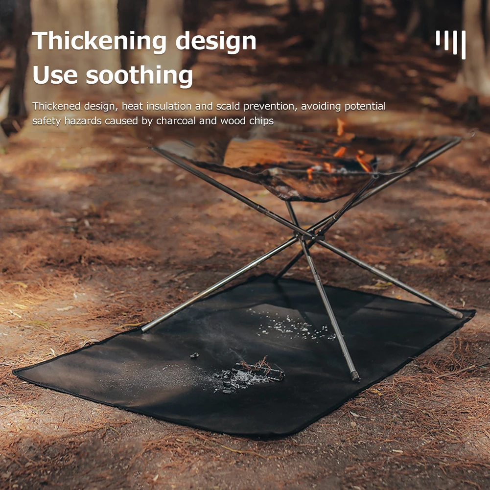 Fireproof Grill Pad Heat Insul - Outdoor Camping Heated Blanket ulasan dan harga