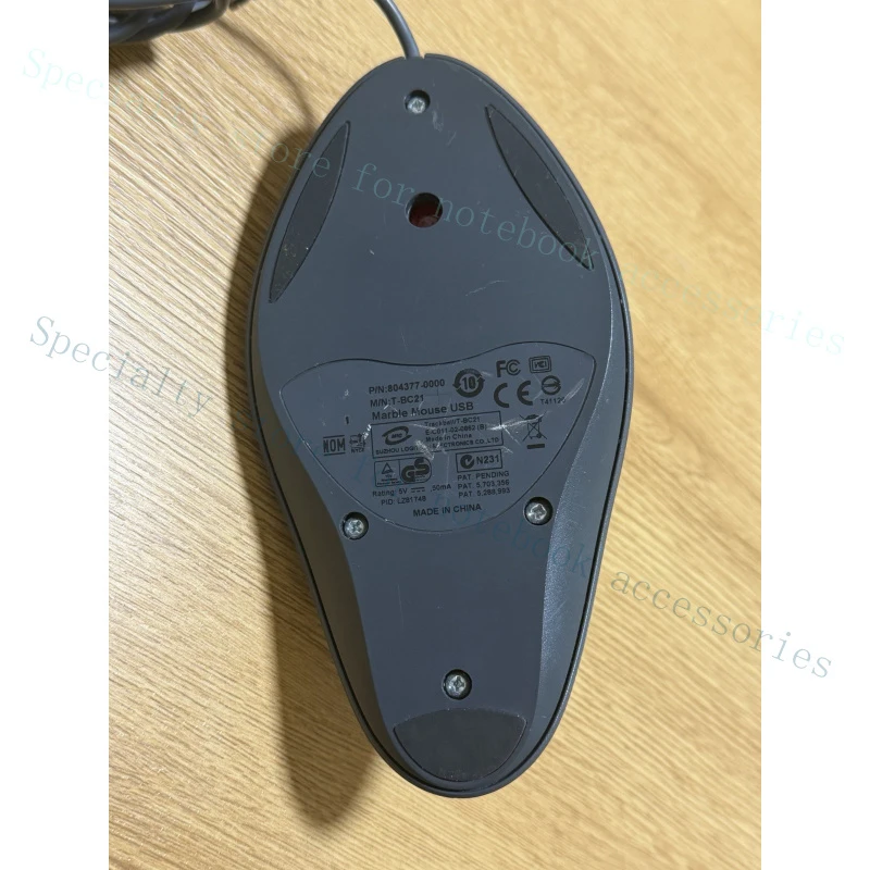 A+ 95%new for Logitech Trackman Marble USB T-BC21 Mouse Trackball - Tested 3