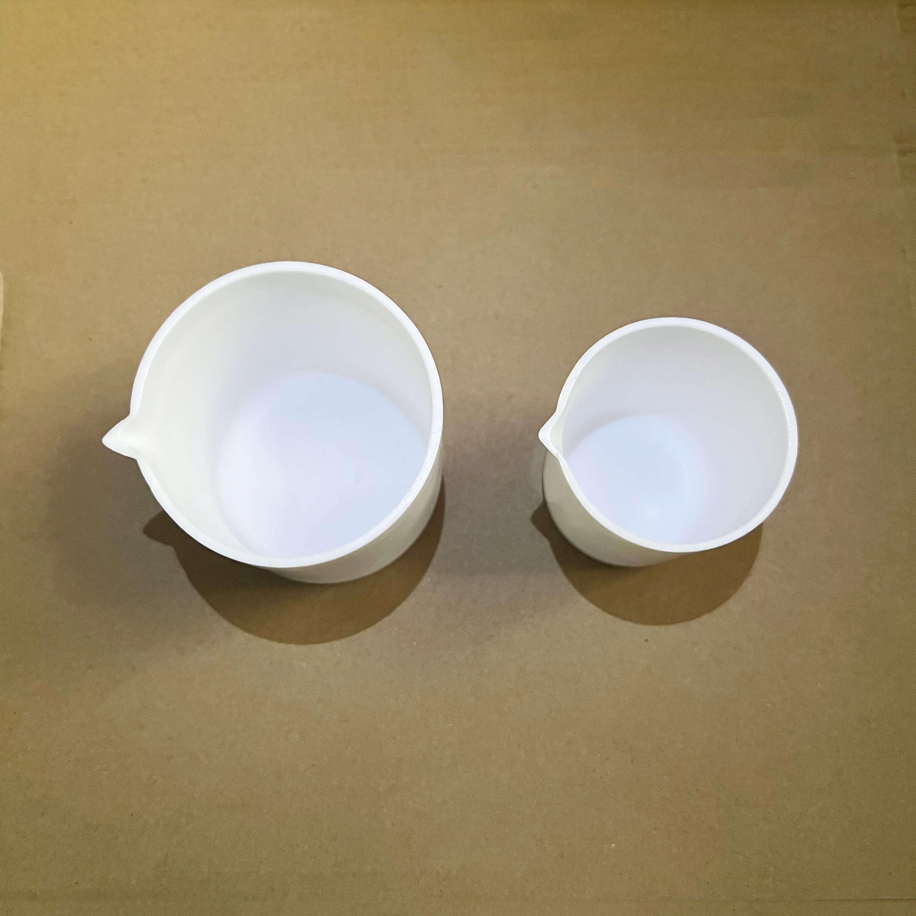 PTFE beaker with lid, polytetrafluoroethylene acid and alkali resistant, 50ml+100ml+250ml combination pack