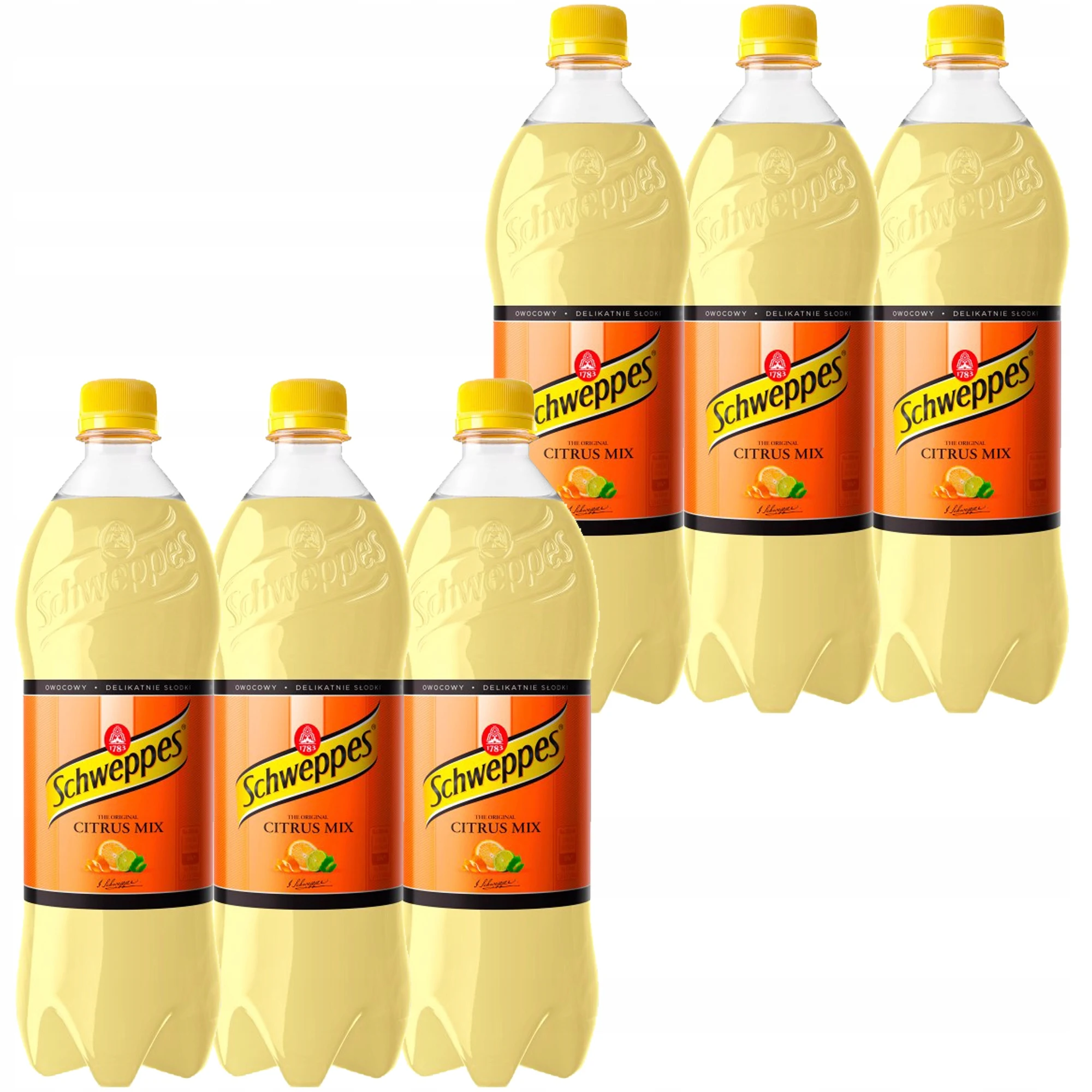 Schweppes Zitrus mischung kohlensäure haltiges Getränk 0,85 l x 6 Stück