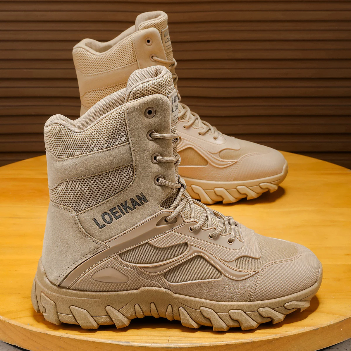 

Мужские высокие ботинки, повседневная спортивная обувь, камуфляж для улицы, износостойкие, модные и модные мужские ботинки.