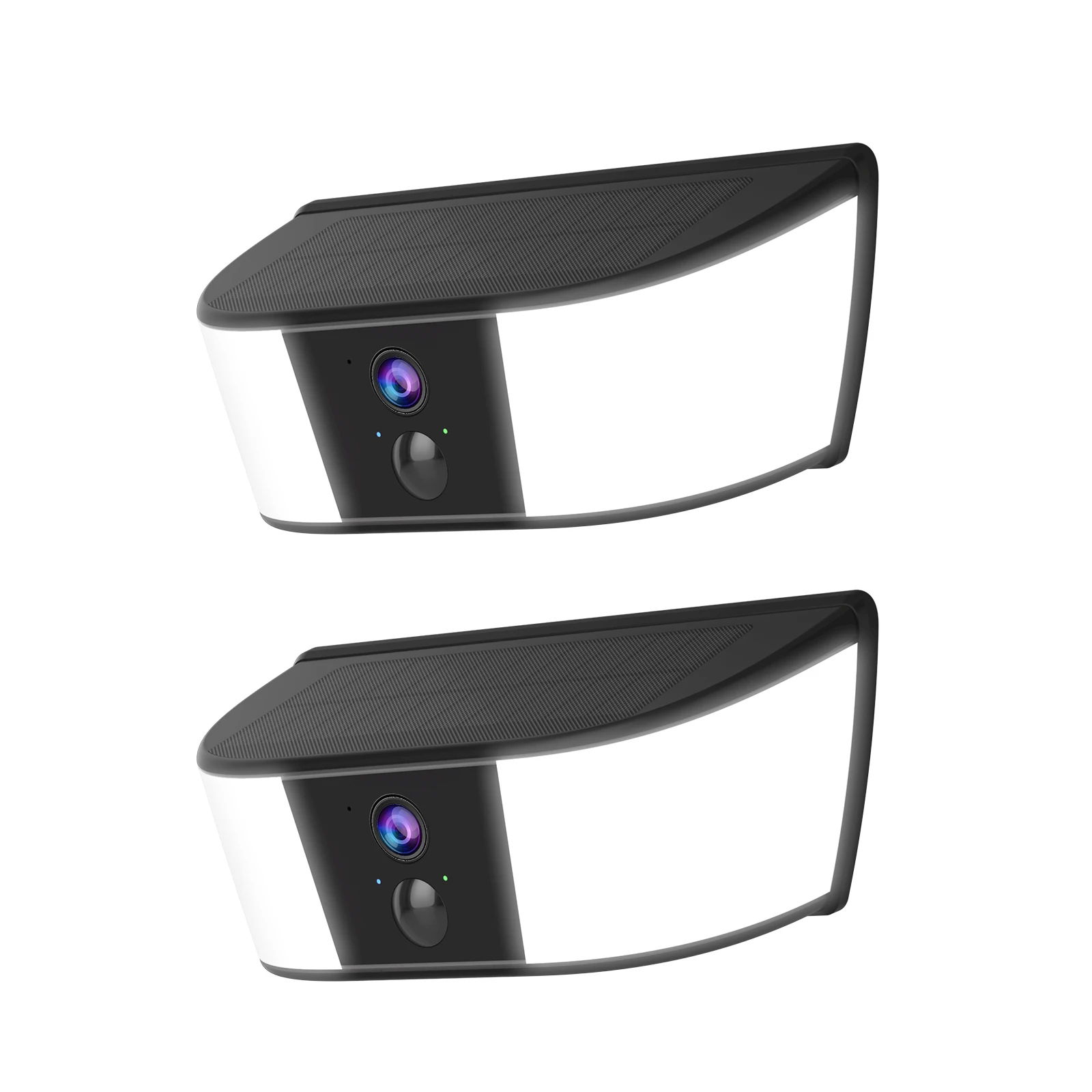 2K Solar Camera Wandlamp Buitenbewakingscamera 5200mAh Batterij Camera Kleur Nachtzicht Lokale alarm Humanoïde detectie - afbeelding 1
