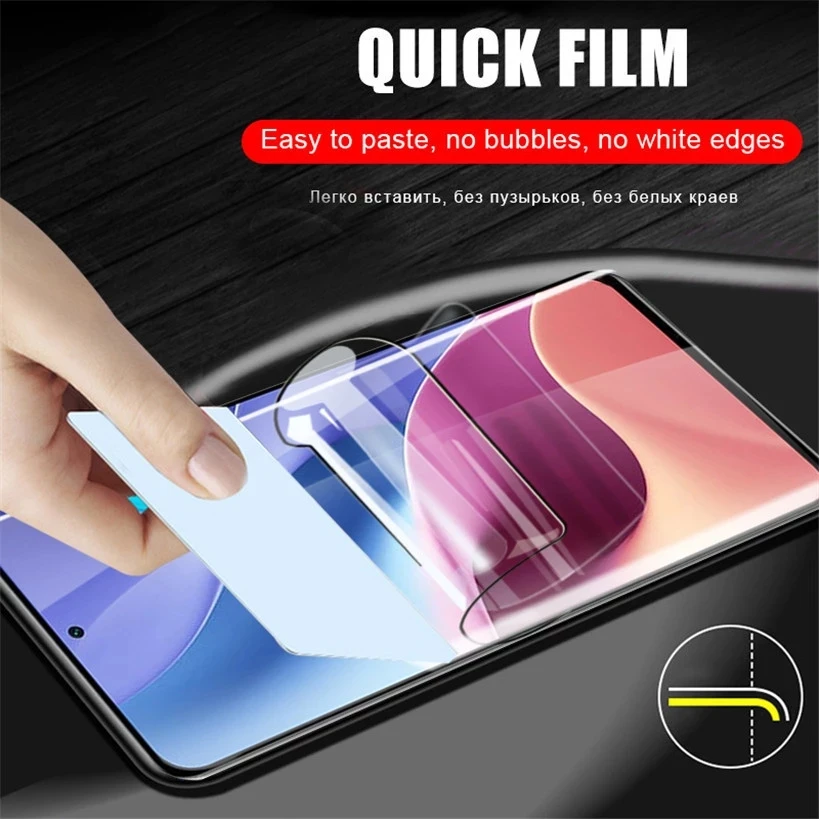 For Xiaomi Redmi A1 Plus K60E K60 K40 K50 Pro Gaming Hydrogel Film For Redmi 10 12C 9T 9C 9A 8A 10A 10C Screen  Protector