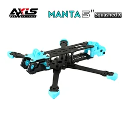 Axisflying Manta 5-calowa rama drona FPV Squashed X Frame Kit Freestyle Cinematic Drone