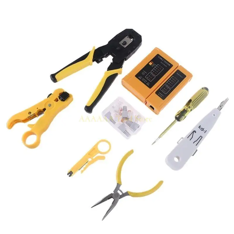 

A2BE Phone Cable Cable Crimpe Connector Plug Pult Portable Tool набор в черном переносе для корпуса