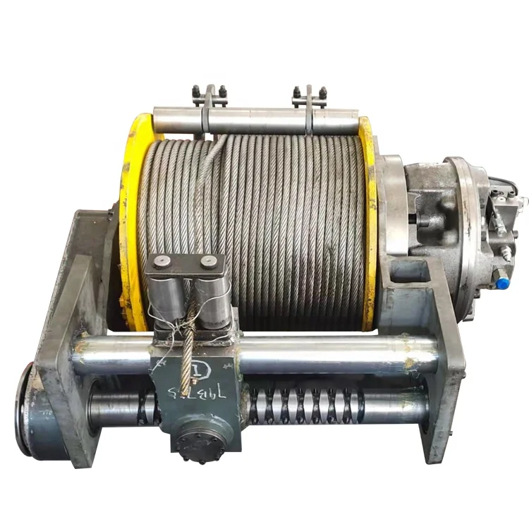 Towing winch hydraulic 20 ton well logging winch drilling rig manufacture