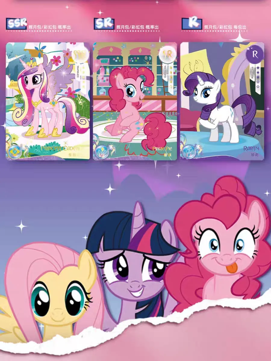 KAYOU Original My Little Pony Karten Regenbogen-Serie Sammelkarten Cartoon Kinderspielzeug Geschenk Originalverpackung – Detail 16