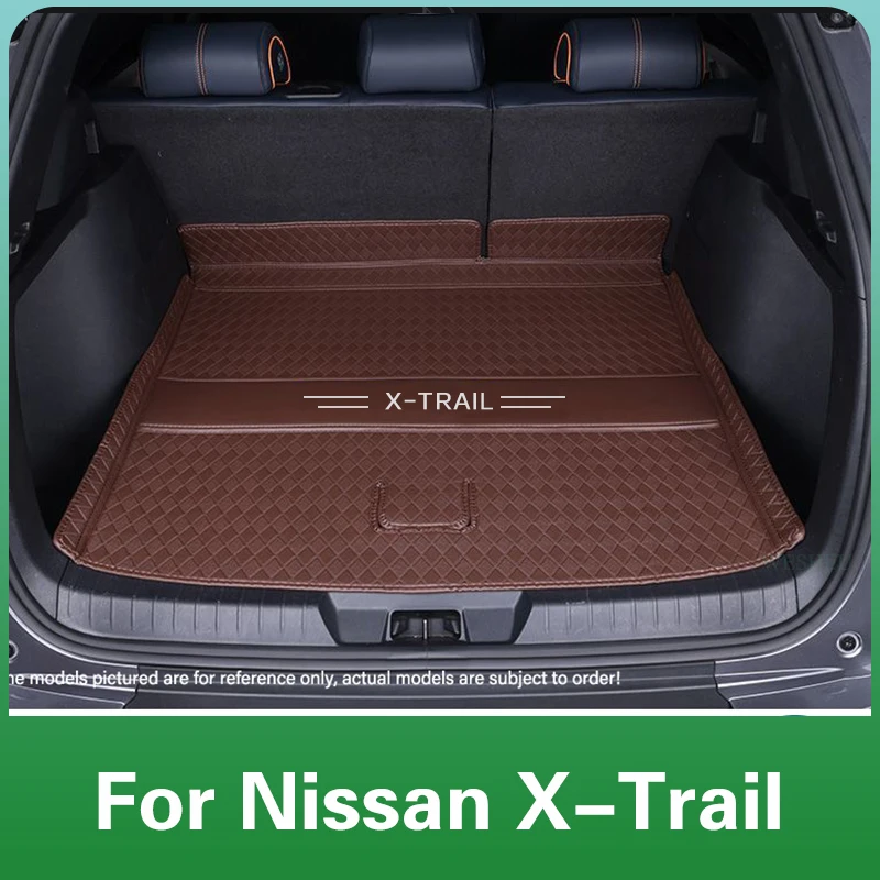 

Car Trunk Mat For Nissan X Trail 2025 2024 EV Fuel Trunk Tray Liner Cargo Foot Pads Interior Decoration Accessories Cover Pad