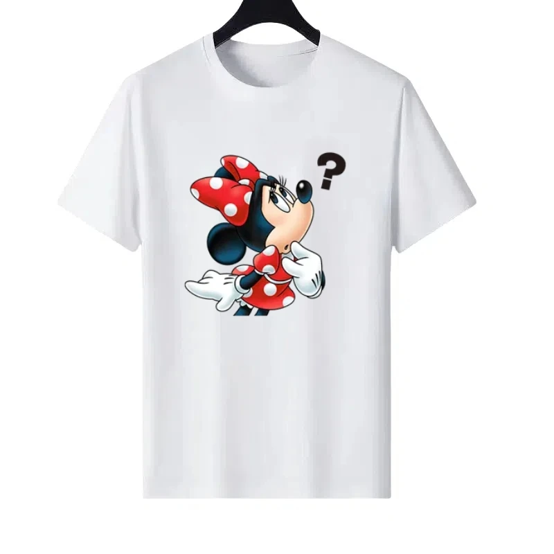 

Disney Mickey Mouse Woman Round Neck Parent-child Clothing Cartoon Print Tops Ladies Cheap Y2k Short Sleeves T-Shirt Sweatshirts