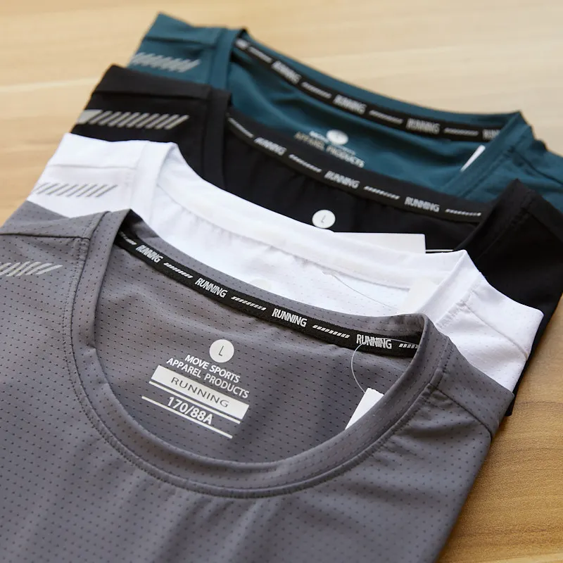 Professional grade! Summer new men's sports short-sleeved T-shirt