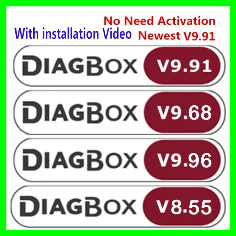 2023 Latest Diagbox V9.96 /9.91 /8.55 /9.68 Car diagnosis software Multi-language Fully working For Peugeot For Citroen Diagnos