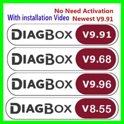 2023 Latest Diagbox V9.96 /9.91 /8.55 /​9.68 Car diagnosis software Multi-language Fully working For Peugeot For Citroen Diagnos