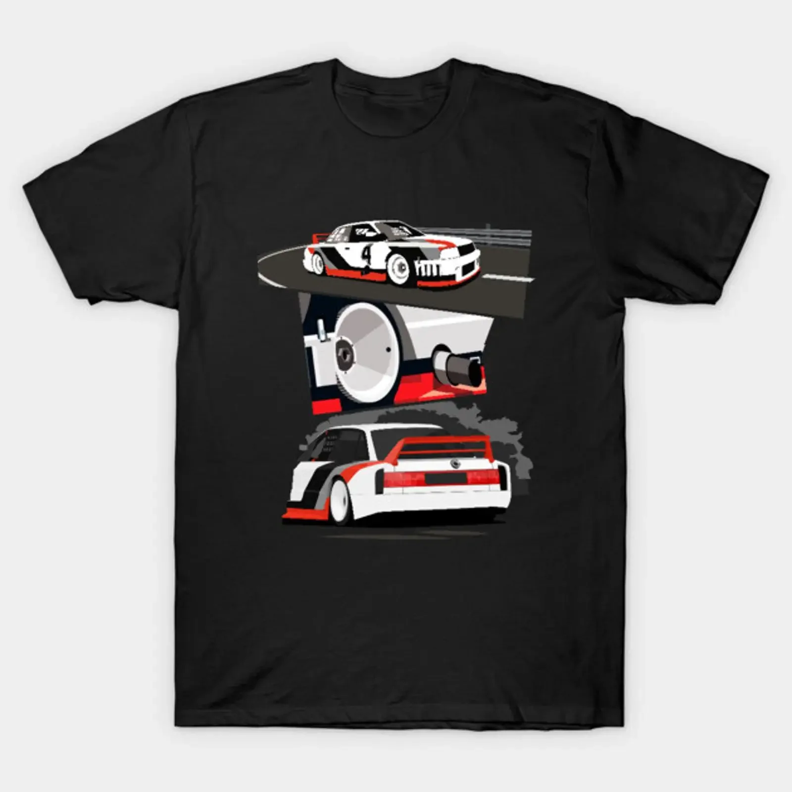 IMSA GTO Classic Race Car Oldtimer T Shirt vintage Washed Breathable graphic Unisex streetwear Versatile Stretched Comfortable