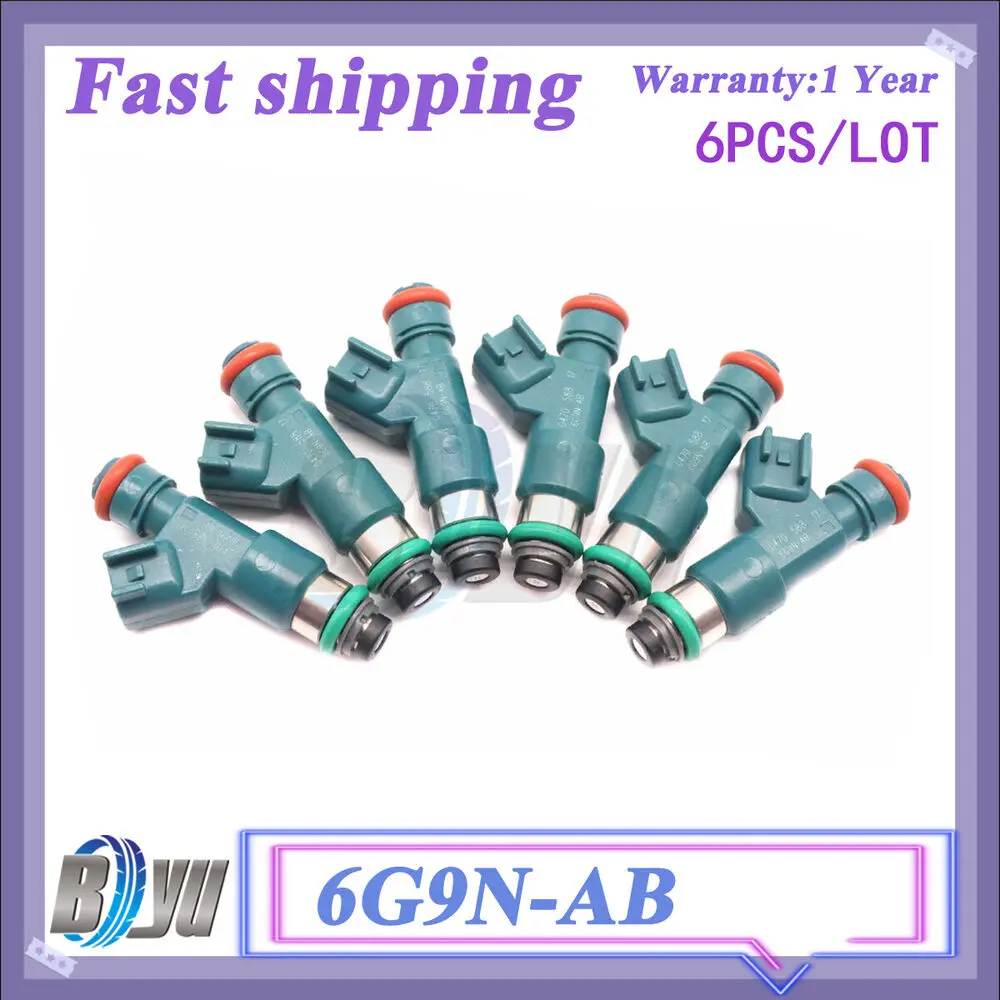 

6G9N-AB Set of 6 fuel Injector For volvo 2007-2013 XC90 30777501