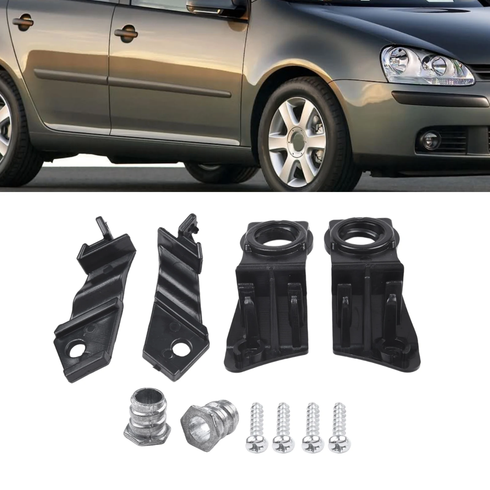 

Кронштейн фары (левый/правый) 1K0998226 1K0998225 для VW Golf MK5 2003-2009 (FSI, TSI, универсал), пластик