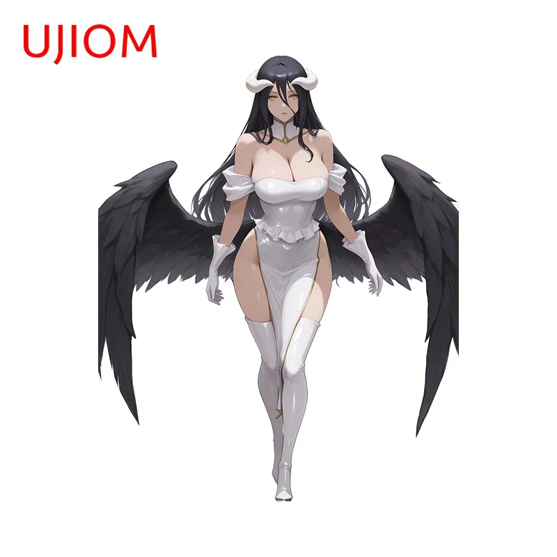UJIOM Albedo Hentai Anime Figure Big Boobs Wall Sticker Popular Amusing Adhesive Sunscreen Edgy Decal DIY Decoration Chambre