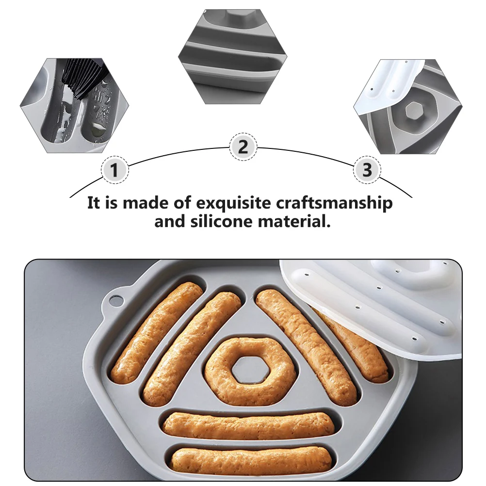

Silicone Sausage Mold Diy Healthy Homemade Steaming Tool Non-Stick Easy Clean Kitchen Baking Sausage Making Molds Kitchen