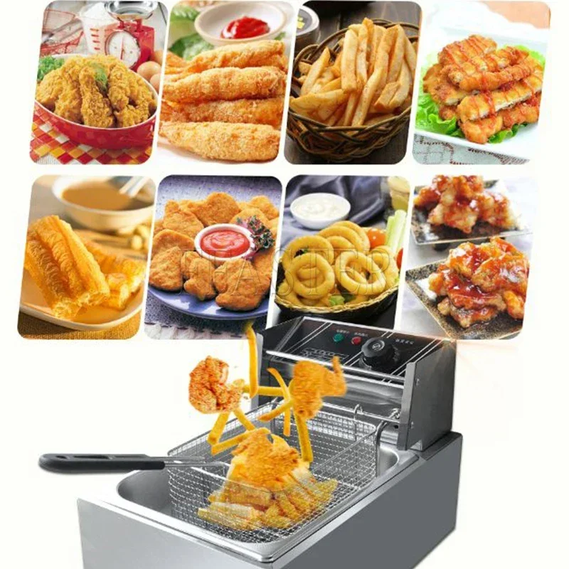 LXT Deep Fryer Perfect for Fried Chicken Shrimp Chips