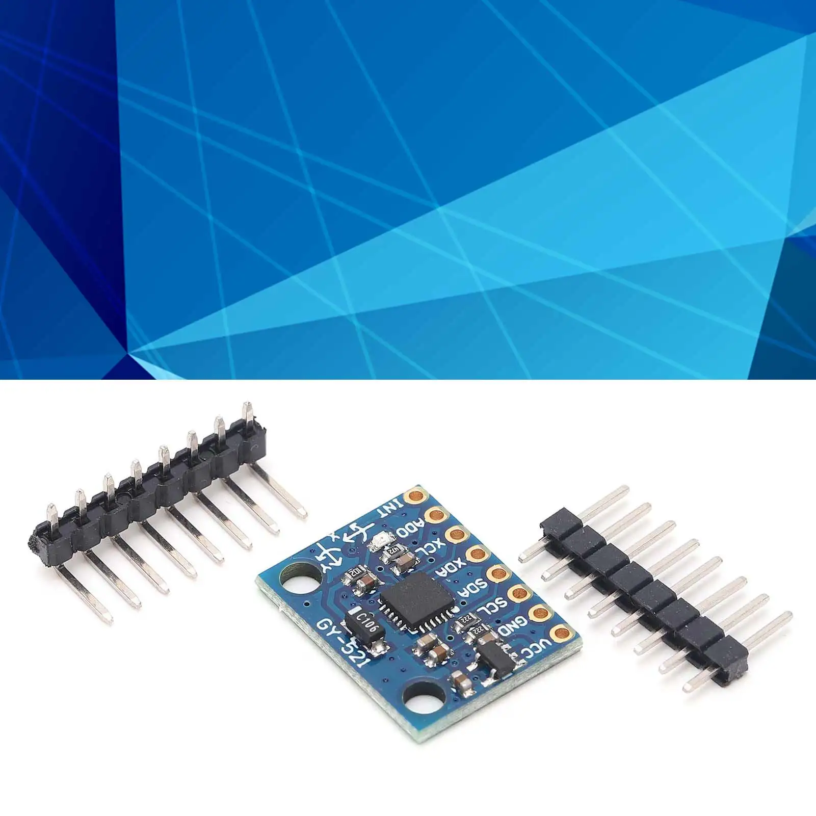 Electronic Development Component GY‑521 MPU‑6050 6DOF Three Axis Accelerometer PCB Module Fit Windows Android System