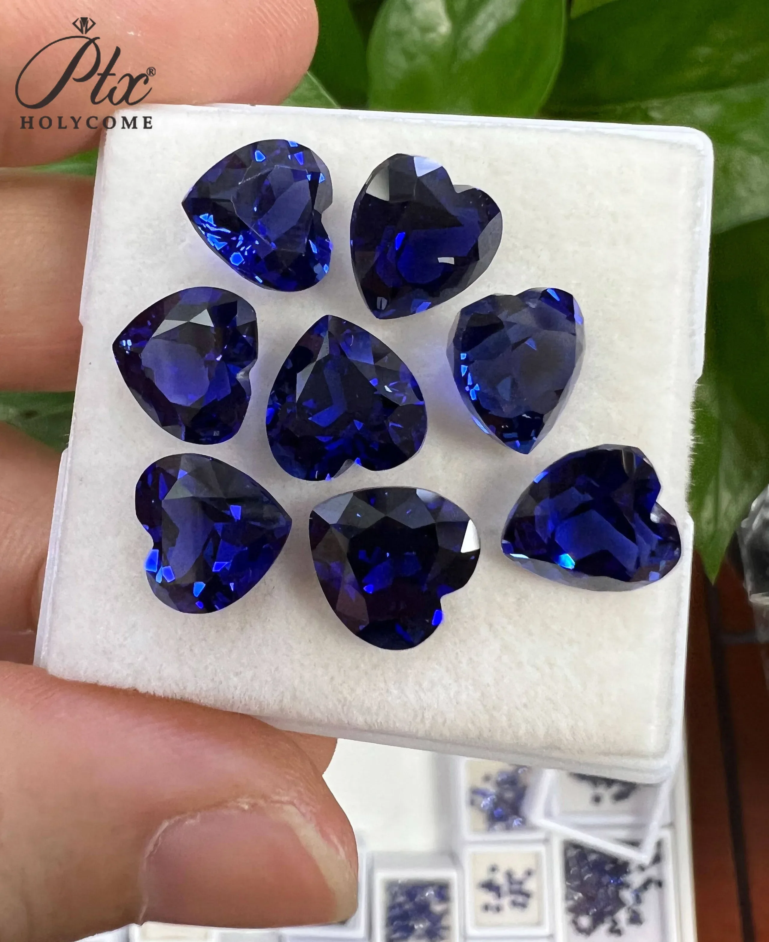 

Brilliant Heart Cut Hot Sale Natural Lab Grown Sapphire Moissanite VVS1 AGL Certificated Diamond Beads Jewelry Making Charms