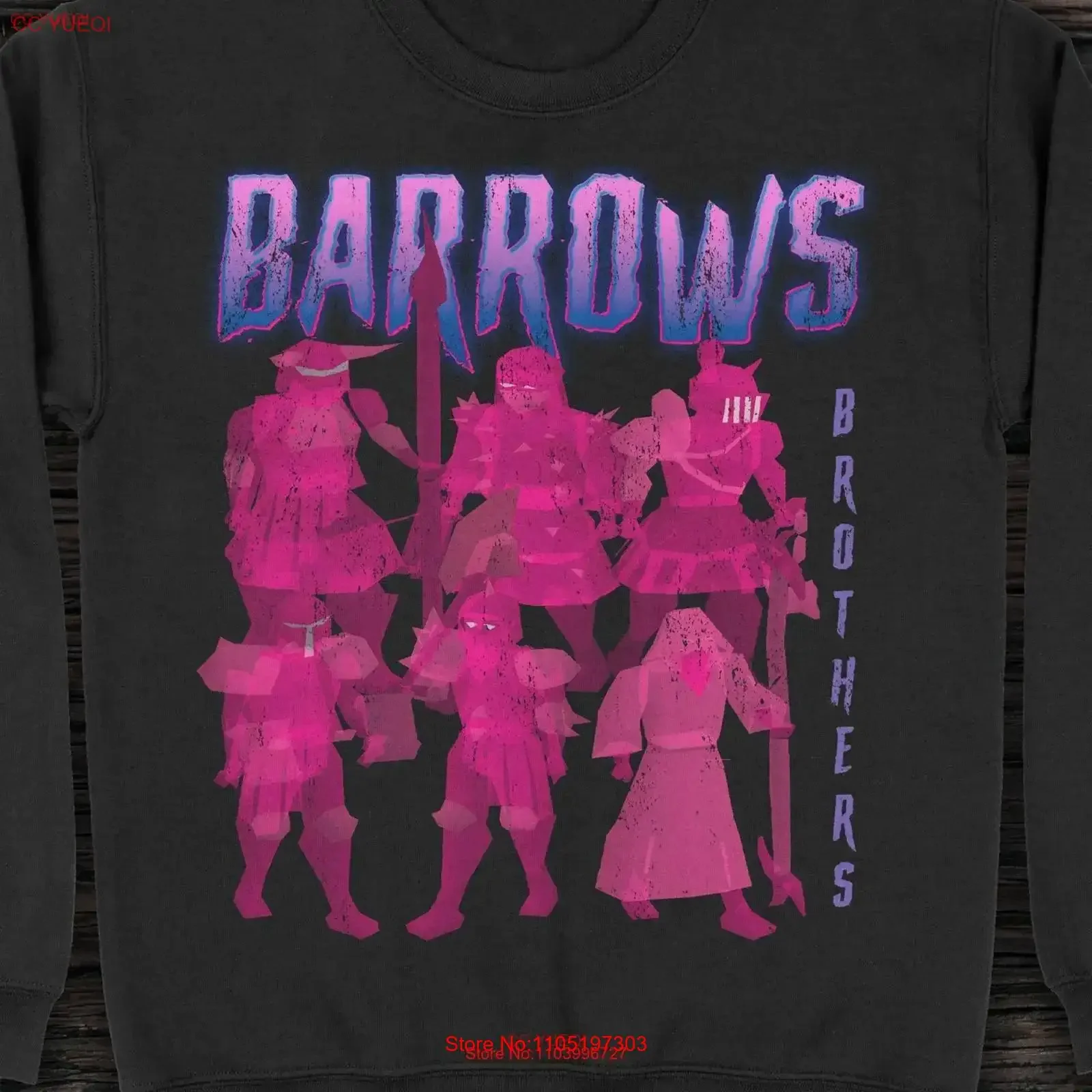 

Винтажная футболка Barrows OSRS SweaT, винтажная стираная удобная дизайнерская одежда, мягкая растянутая слегка графическая уличная одежда
